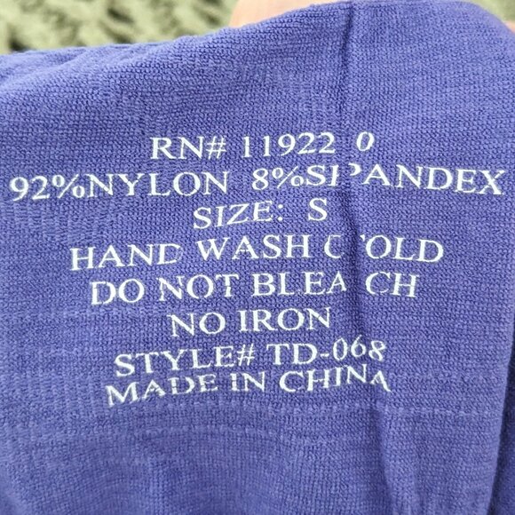 VTG 00s Y2K Gyaru Periwinkle Blue Purple Rhinestone Studded Cami Top Size Small - Picture 6 of 6